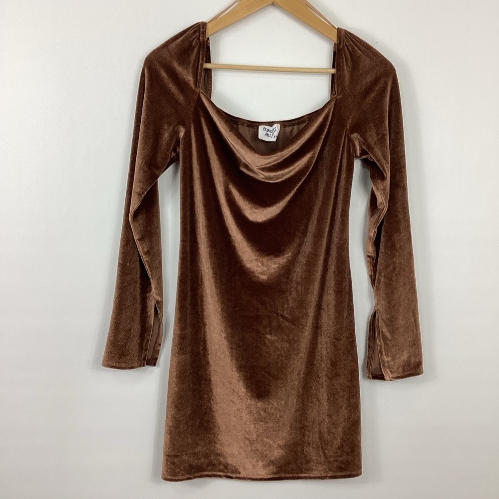 Princess Polly Star Power Velvet Dress Size 4